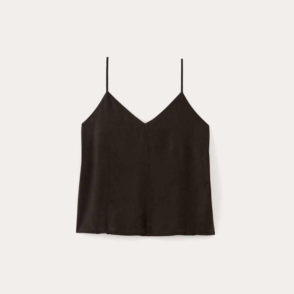 Everlane Women's Cami in Butterlite in Black, Size 6